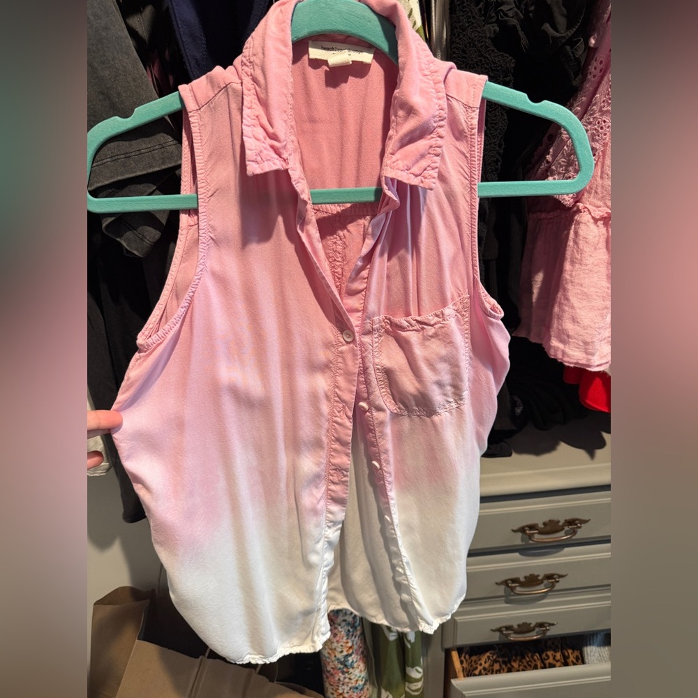 Beachlunchlounge Pink and Teal Shirt